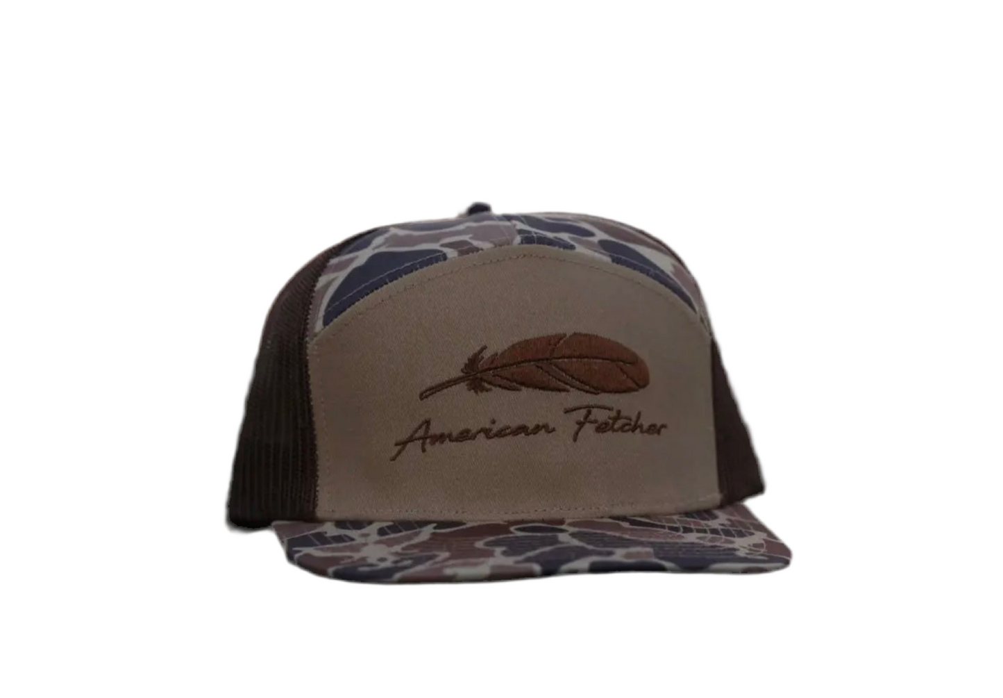 American Fetcher Classic Feather Duck Camo Hat
