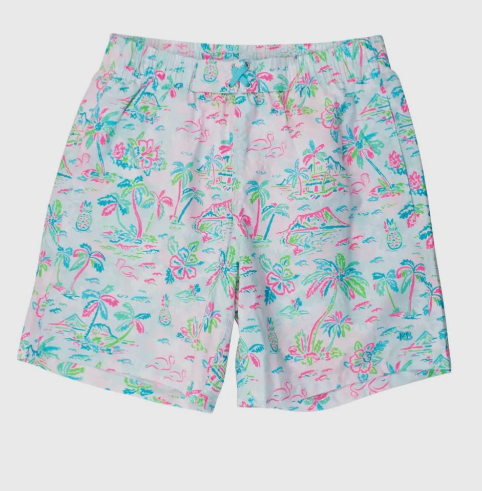 RuggedButts Tropical Resort Swim Trunks