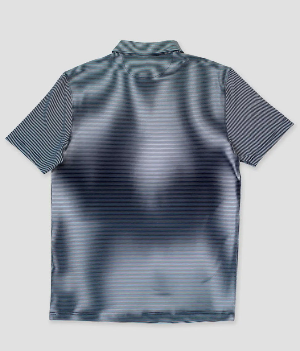 Performance Polo Navy Micro Striped