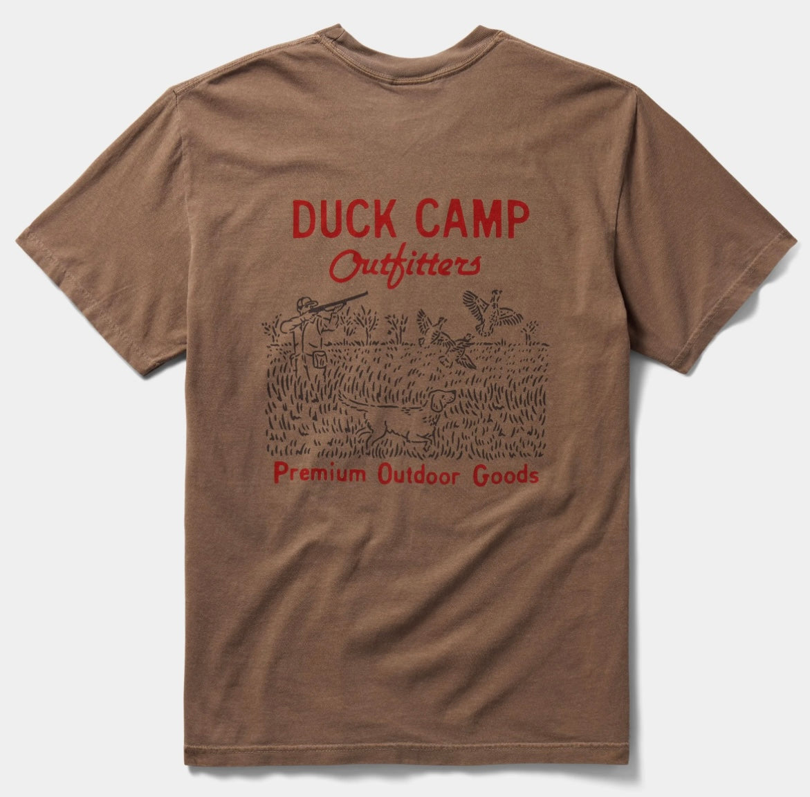 Duck Camp Pheasant Field Tee - Pin Oak
