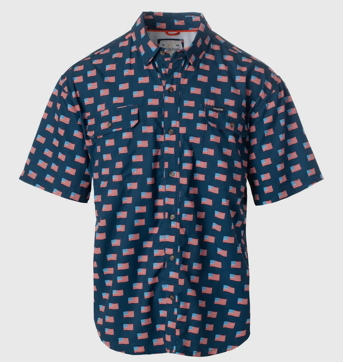 Youth American Flag Button Down