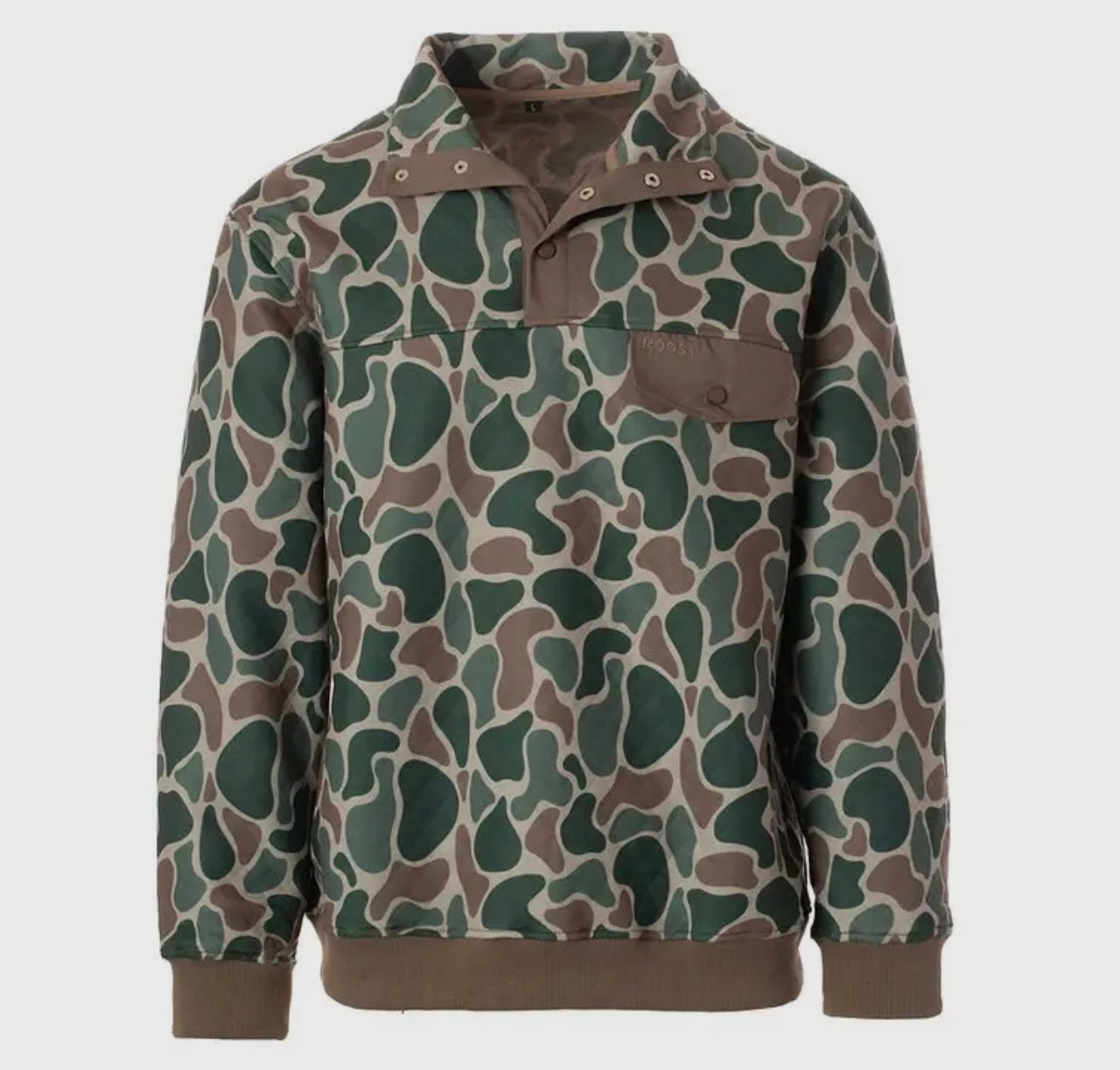 Roost Quilted Camo Pullover