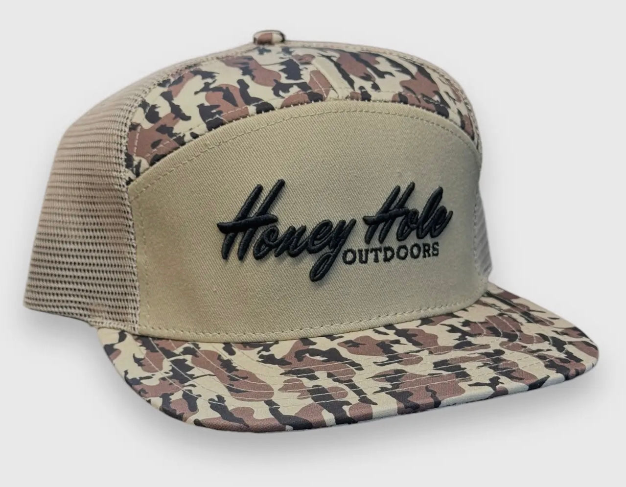 Honey Hole Heritage Hat - Duck Boat Camo