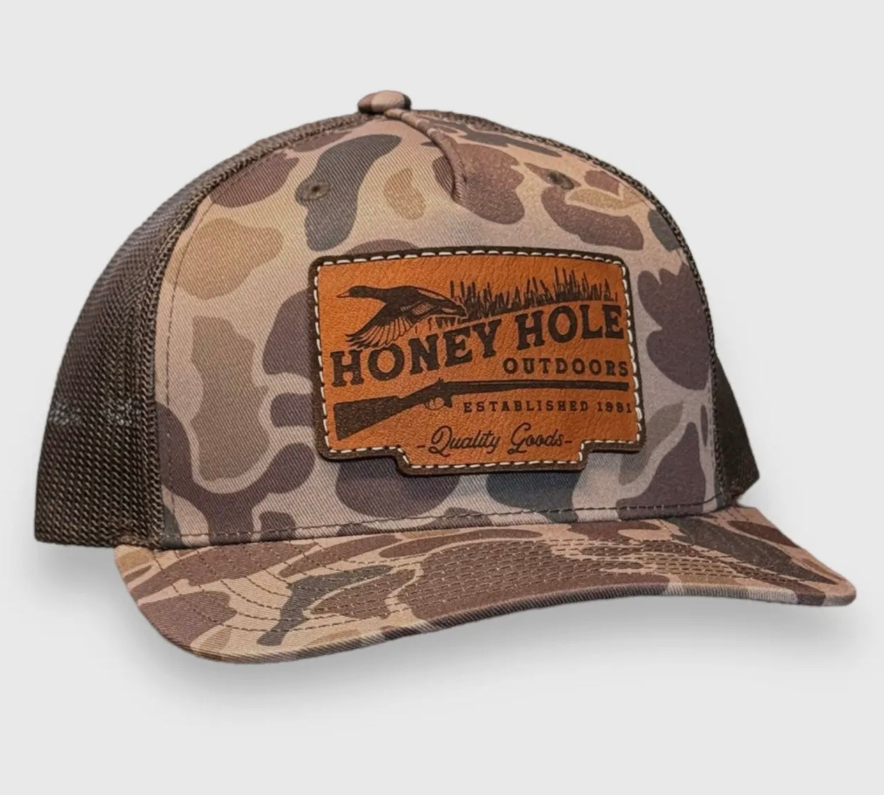 Honey Hole Leather Duck Shotty Hat