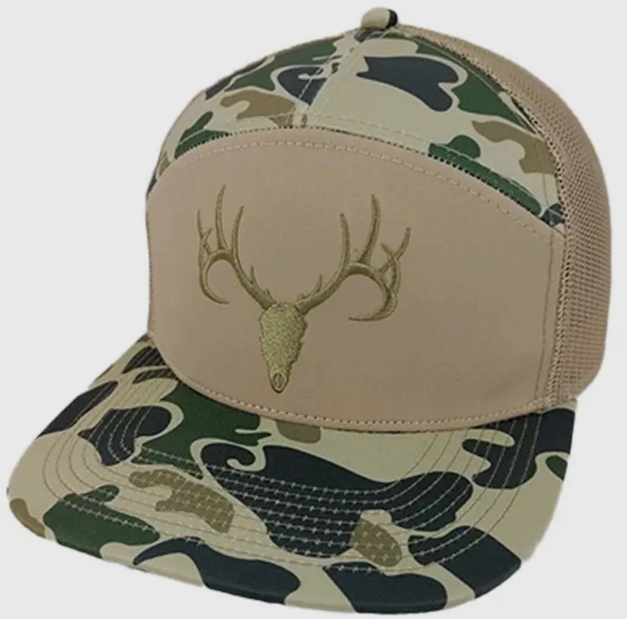 Southern Strut Deer Skull Camo Full Panel Trucker Hat