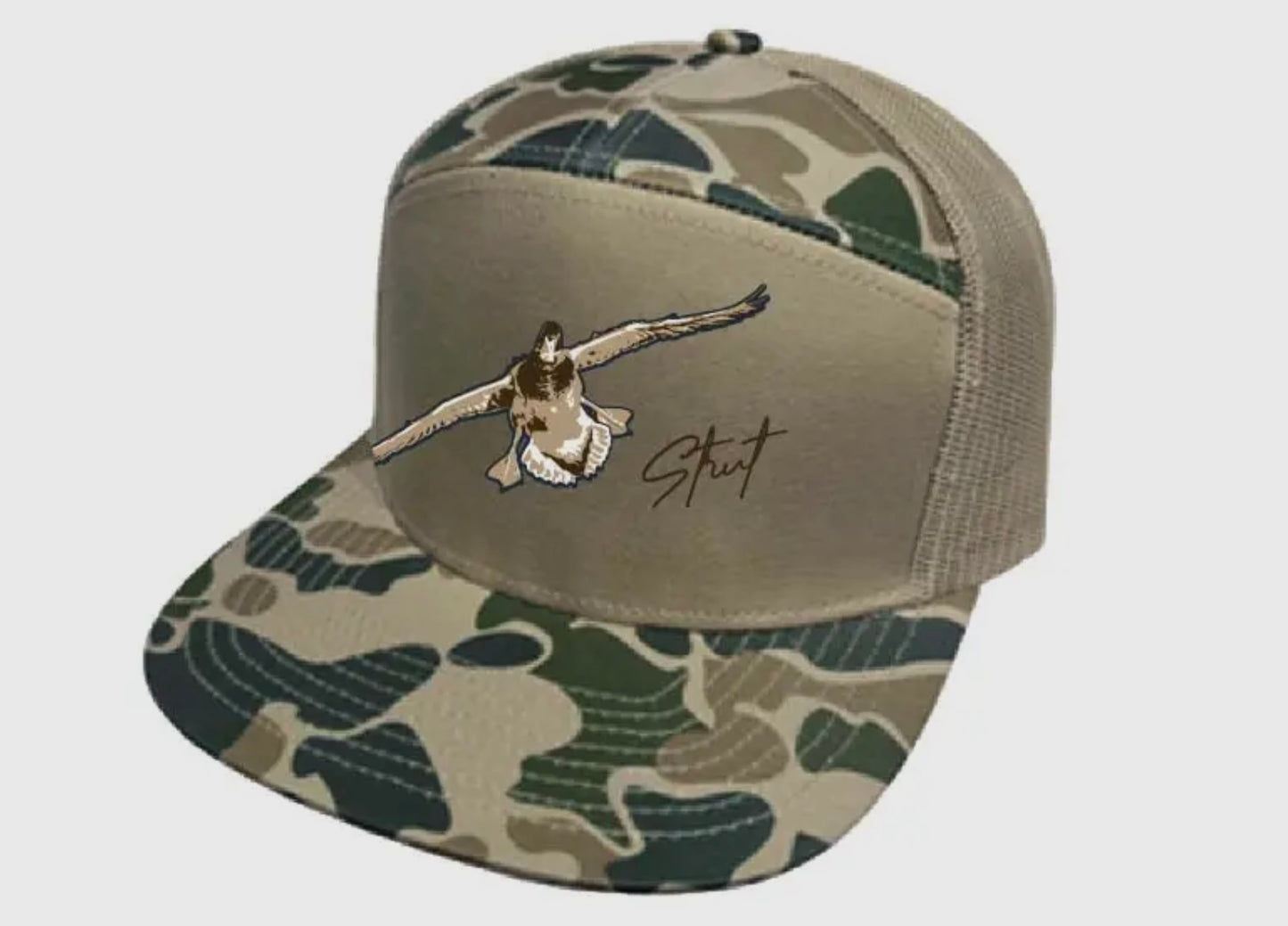 Southern Strut Flying in 7-Panel Snap Back Trucker Hat