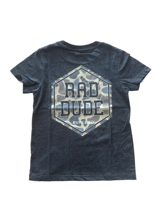 Youth Burlebo RAD DUDE Deer Camo T-Shirt