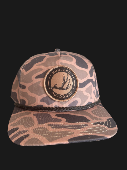 Burlebo Antler Patch Gauge Camo Hat
