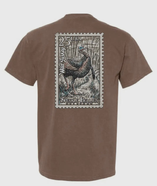 Speckled Bellies Turkey Stamp T-Shirt