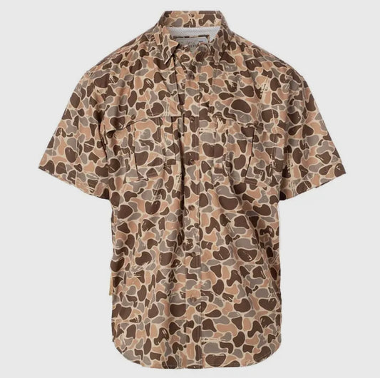 Fieldstone Woodlands Camo Button Down