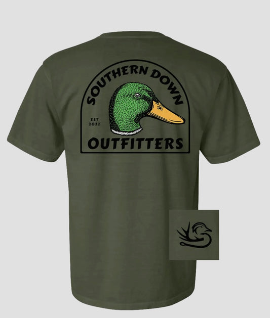 Southern Down Mallard Duck Head T-Shirt