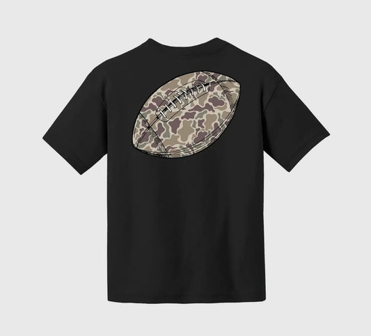 Youth Baller Lifestyle Camo Football T-Shirt