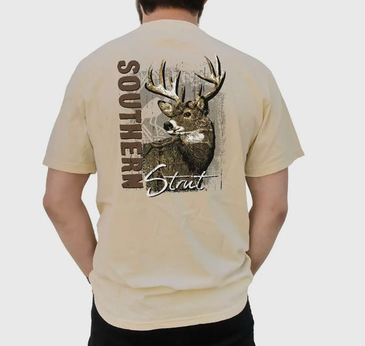 Southern Strut Camo Buck T-Shirt