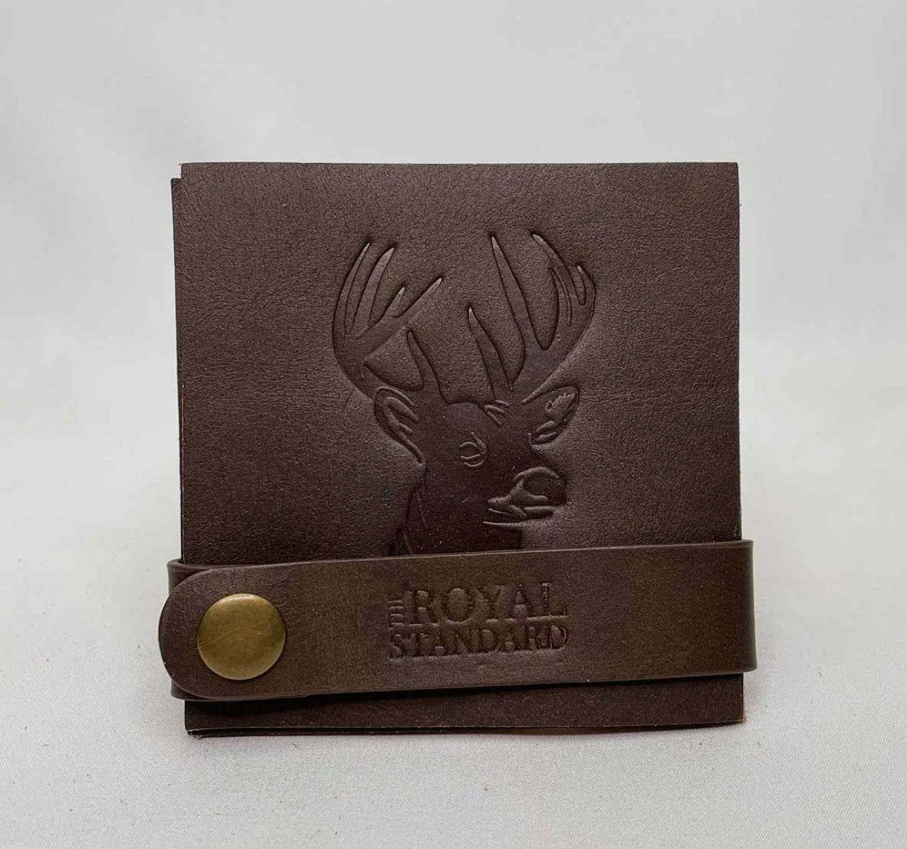 Leather Deer Coasters