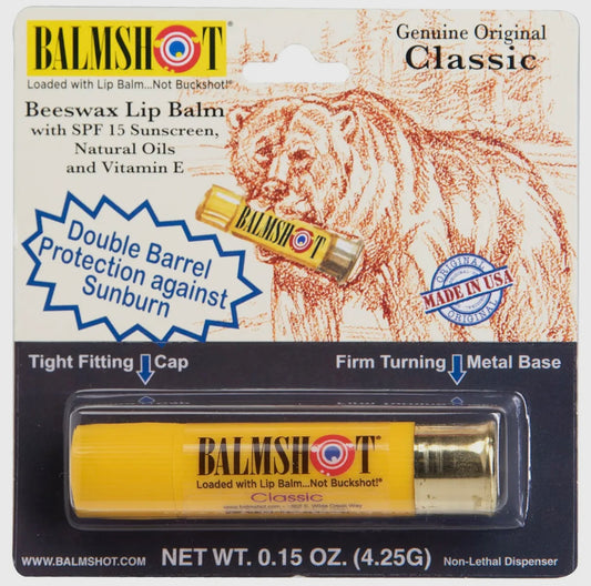 BALMSHOT Classic Beeswax Lip Balm