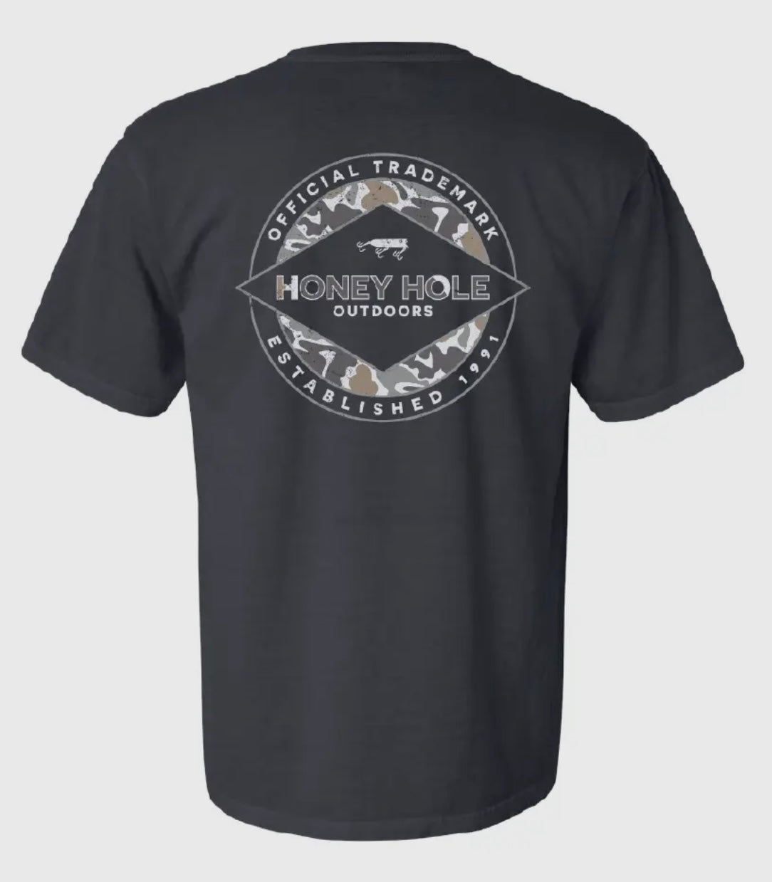 Honey Hole Logo Camo T-Shirt