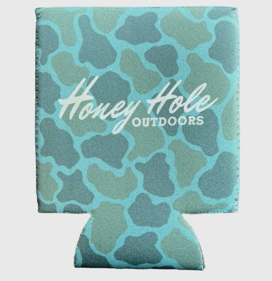 Honey Hole Camo Koozie
