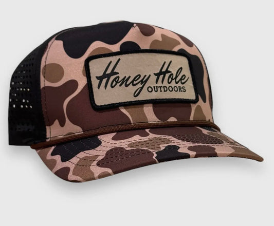 Honey Hole Heritage Camo Rope Hat