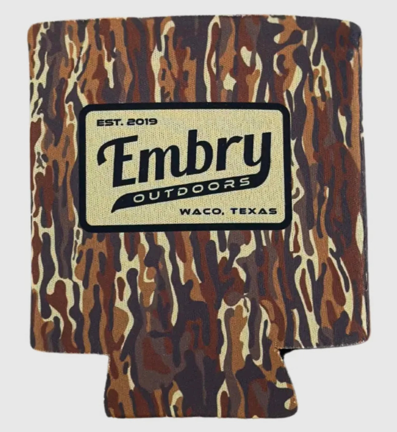 Embry Brown Ranch Camo Koozie