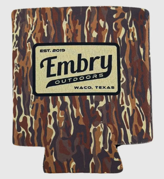 Embry Brown Ranch Camo Koozie