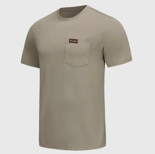 Honey Hole Performance Oatmeal T-Shirt