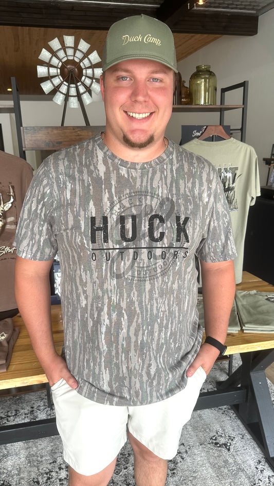 Huck Outdoors Realtree Camo Logo T-shirt