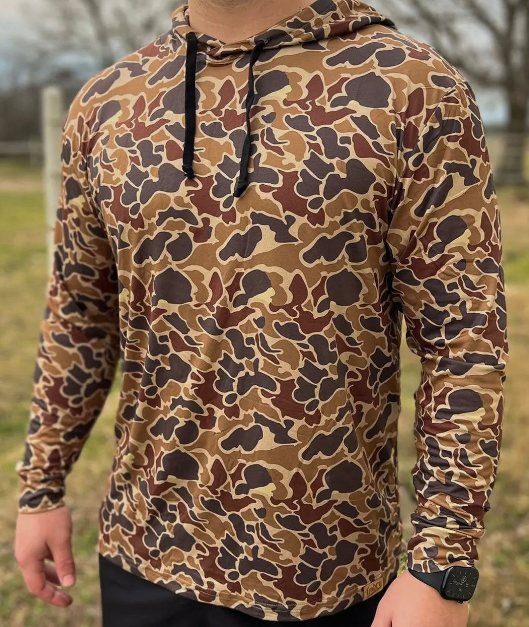 Embry Outdoors Duck Camo All Day Performance Hoodie