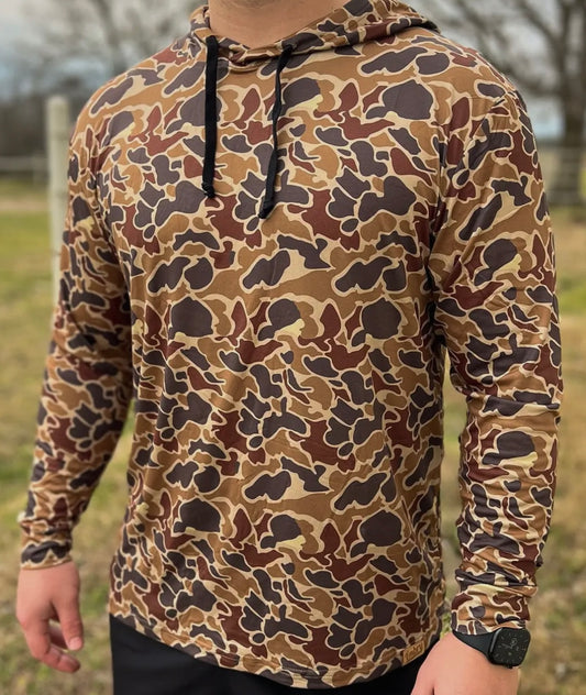 Embry Outdoors Duck Camo All Day Performance Hoodie