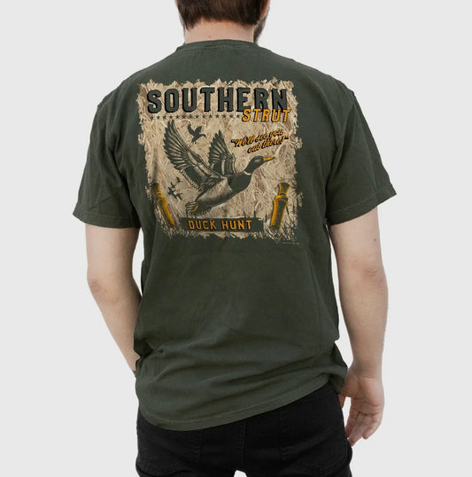 Southern Strut Duck Hunt Label T-Shirt