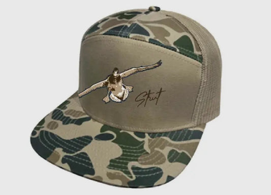 Southern Strut Flying in 7-Panel Snap Back Trucker Hat