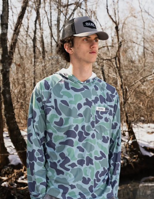Ole Boy Duck Camo Performance Hoodie
