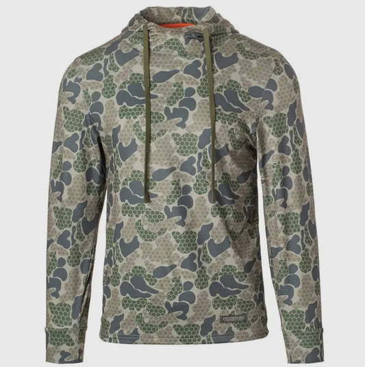 Youth Fieldstone Backwoods Hex Camo Lightweight Hoodie