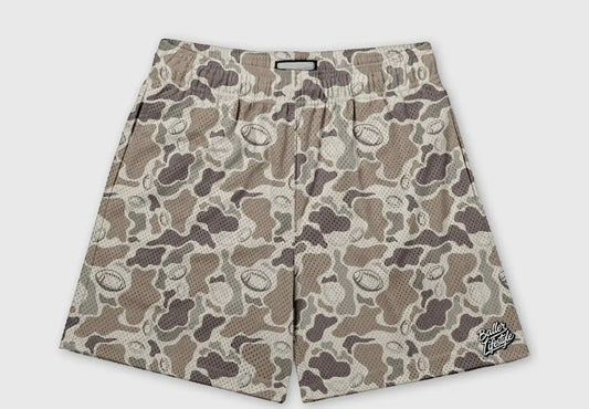 Youth Baller Lifestyle Football Camo Athletic Shorts