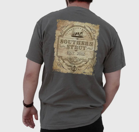 Southern Strut Vintage Pointer Label  T-Shirt