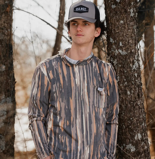Ole Boy Deer Antler Camo Performance Hoodie