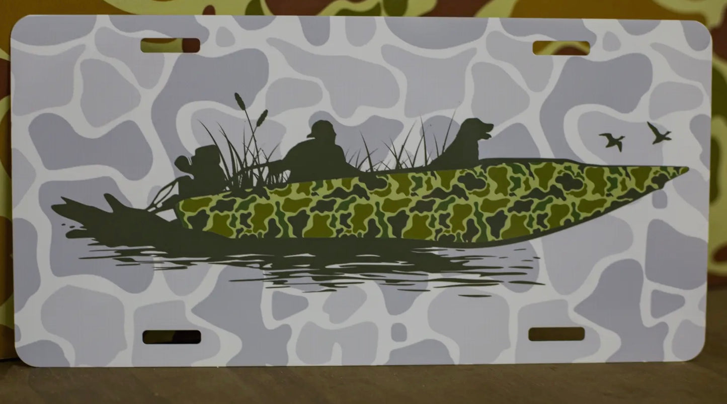 Scent South Duck Boat Car Tag